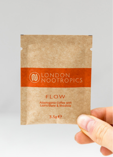 Mushroom Coffee Box Flow + Mojo Adaptogenic Coffee 12 Sachets