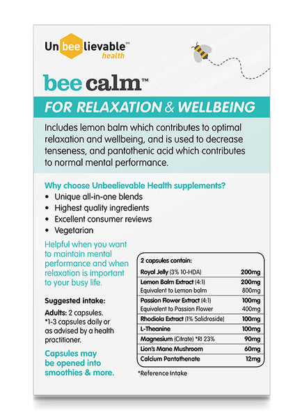 Bee Calm - for relaxation and wellbeing