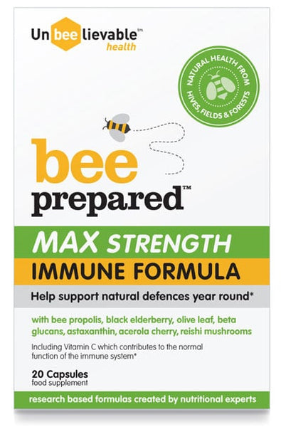 Bee Prepared Max Strength Immune Formula - 20 Capsules