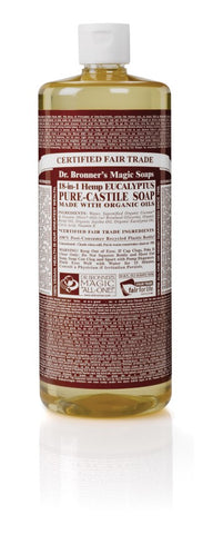 DR.BRONNERS 18-in-1 Hemp Eucalyptus Pure-Castille Liquid Soap 473ml