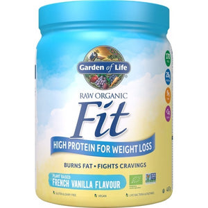 Raw Organic Fit French Vanilla 457g