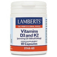 Vitamins D3 and K2 60's
