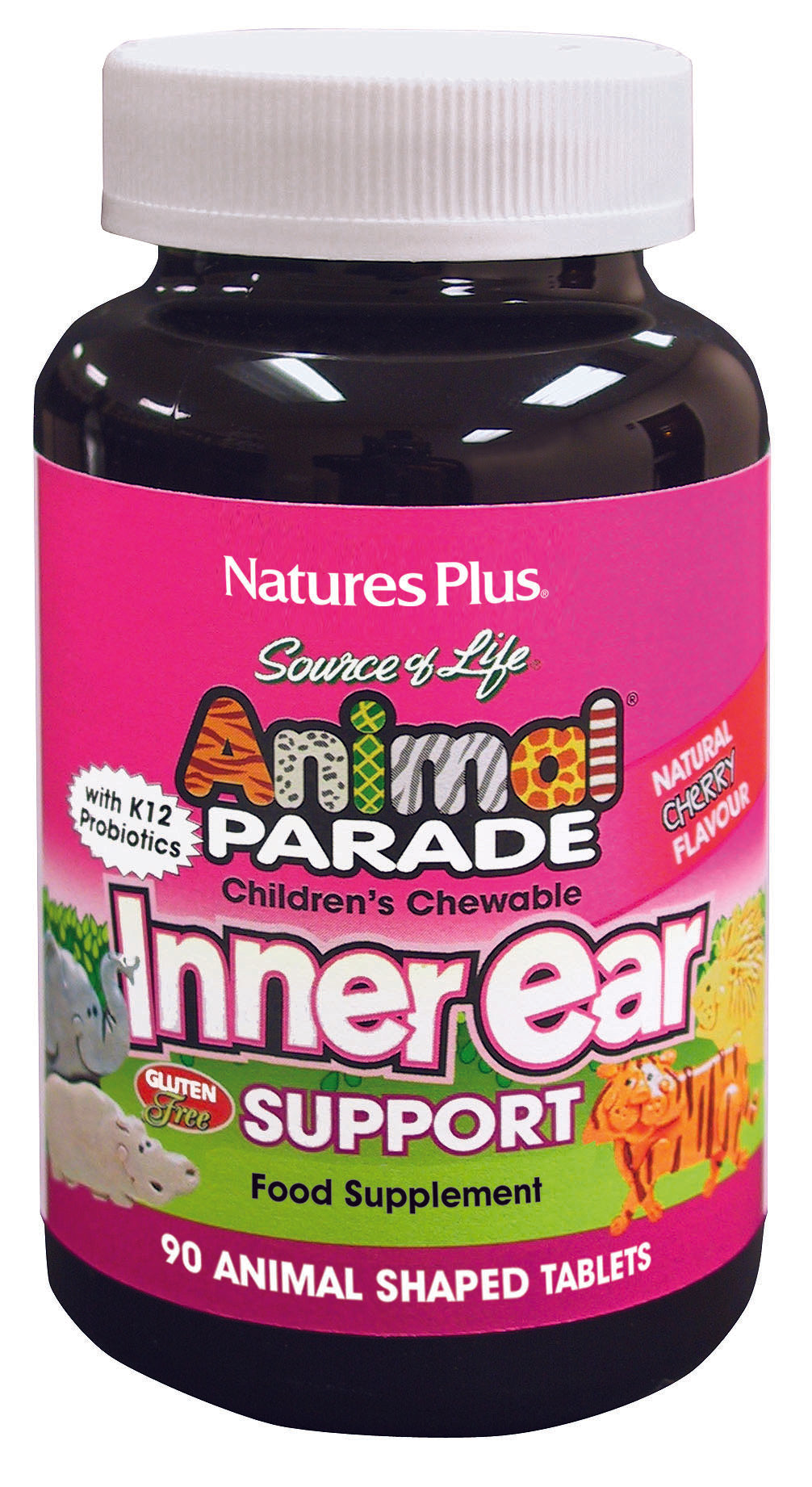 Source of Life Animal Parade Inner Ear Support Natural Cherry/Mixed Berry Flavour 90's