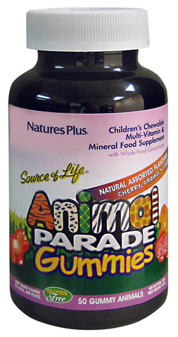 Source of Life Animal Parade Gummies Natural Assorted Flavours 50's