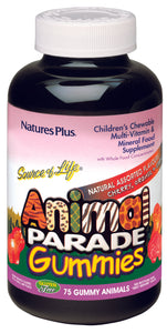 Source of Life Animal Parade Gummies Natural Assorted Flavours 75's